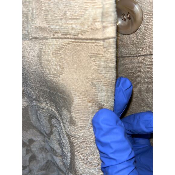 Chadwick’s women’s vintage tapestry coat with faux fur lined collar cream M - Picture 3 of 5